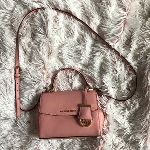 Pink Michael Kors cross body purse